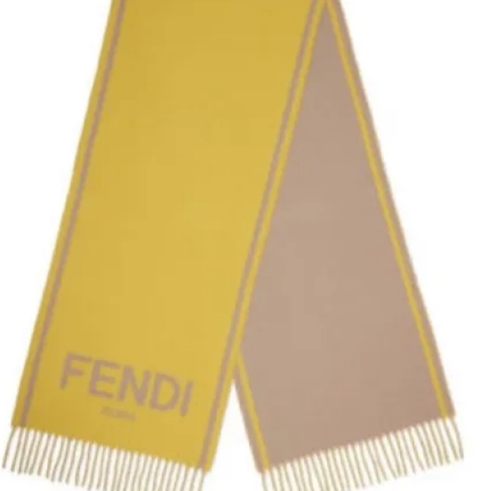 Brand New FENDI Roma Cashmere Scarf FXT322